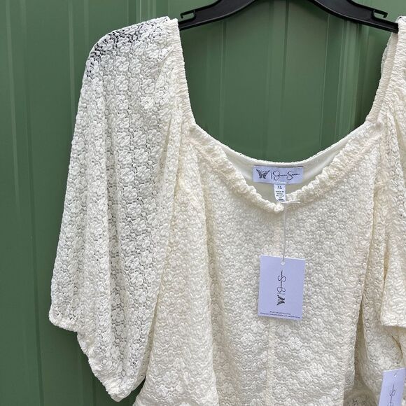 Women's Verona Lace Top Blouse Size XL - Picture 3 of 10